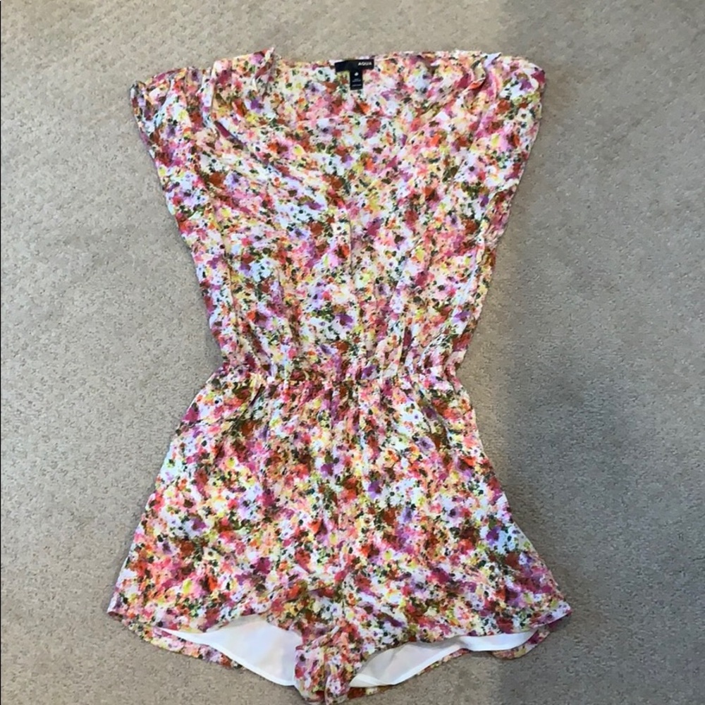 Aqua romper from Bloomingdales